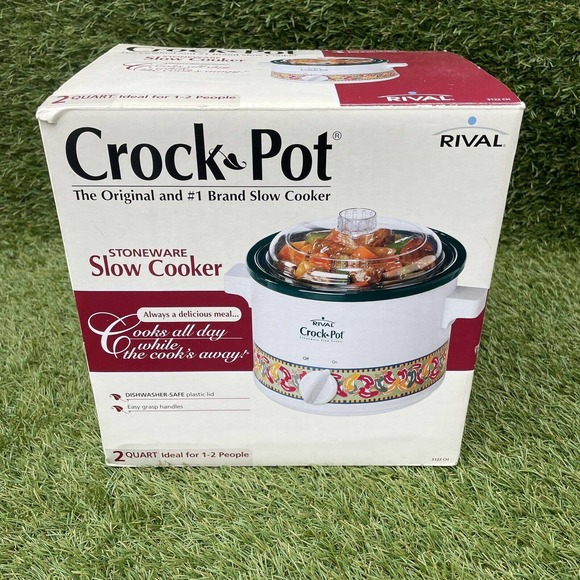 Rival 2-quart Slow Cooker Crock Pot Model 3122CH Chili Pepper Design With Box - Picture 8 of 10